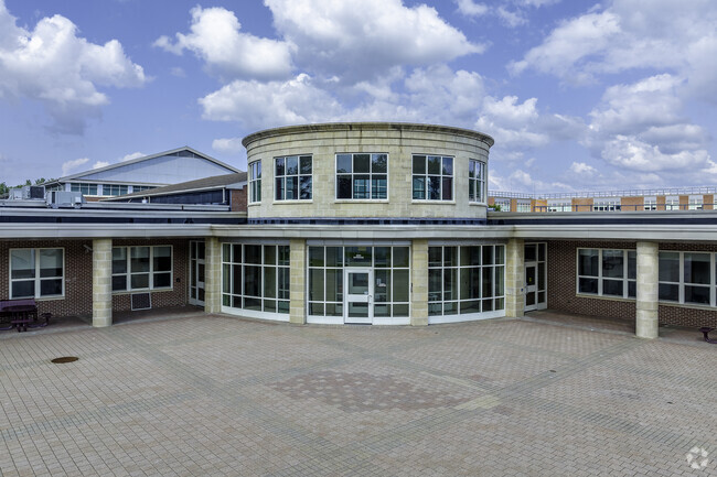 Algonquin Regional High School's main entrance