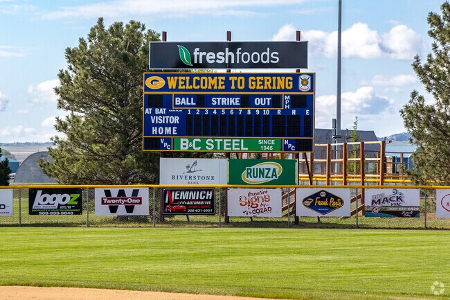Oregon Trail Park is home to the Western Nebraska Pioneer baseball team.