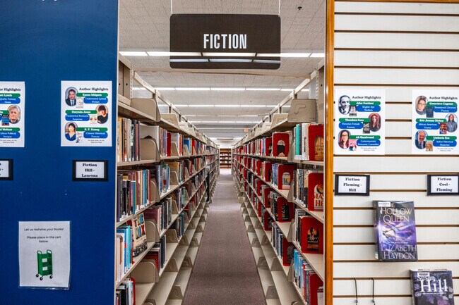 The Lynchburg Public Library in Perrymont is a good spot to grab a book or study.