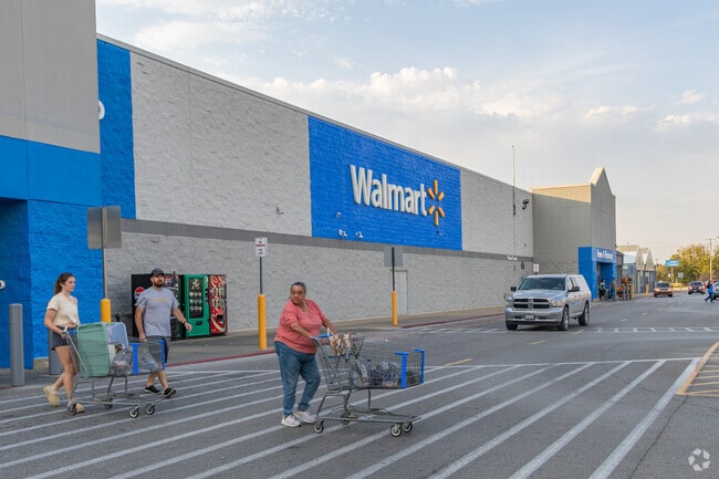 Shop for essentials at the Walmart, a short drive from Cerro Gordo.