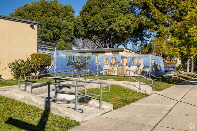Hillcrest Drive Elementary School in Baldwin Hills is home of the eagles.