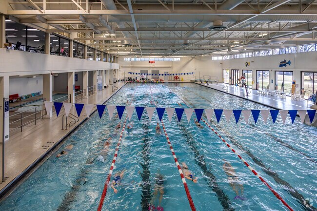 The Brooklyn Center Community Center is just minutes from West Palmer Lake and has one of the largest pools in Minnesota.