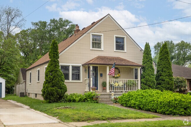 Belmont features eclectic home styles such as this traditional home.