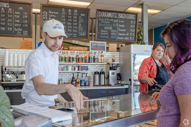 Enjoy an array of delicious donuts at Larry's and Kristi's Bakery in Manette WA.