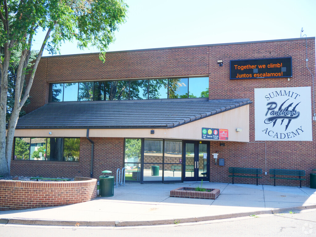 Summit Academy building in Harvey Park.