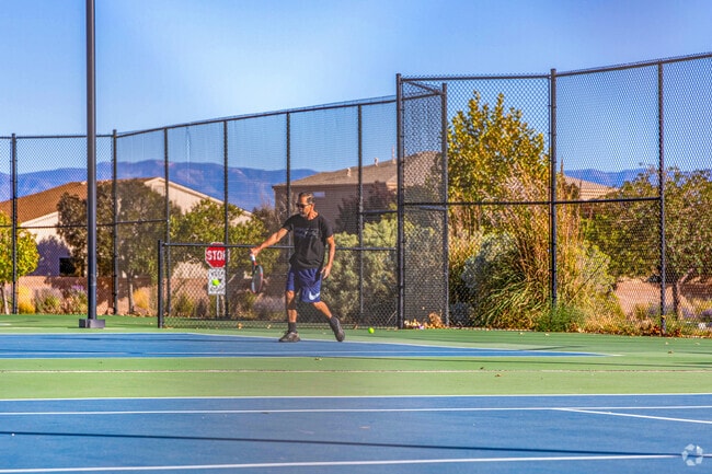 Huning Ranch park's many tennis courts provide fun and fitness for West Los Lunas residents.jpg