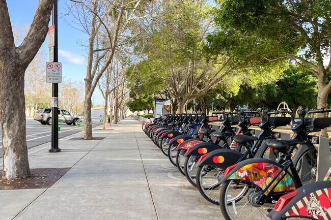 Lyft Bay Wheels located throughout Downtown San Jose neighborhood.