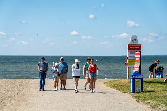 Lake St. Clair Metro Park's beach is a favorite destination during the warm months.