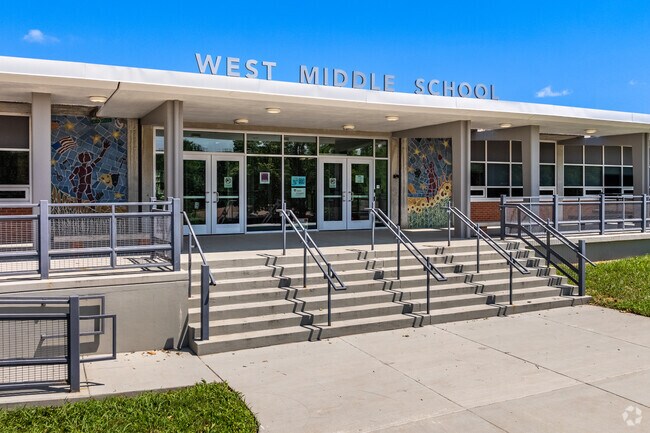 West Middle School serves the Hillcrest community.