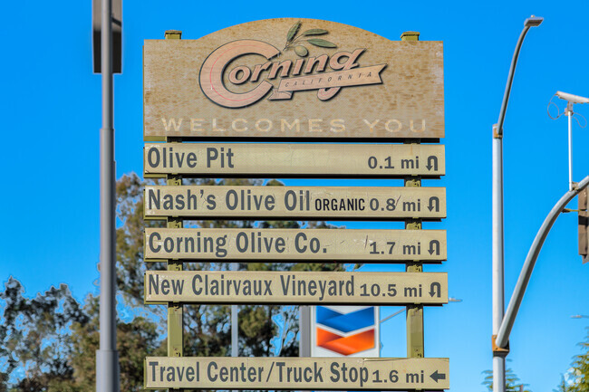 Corning is considered the olive capital of the world.