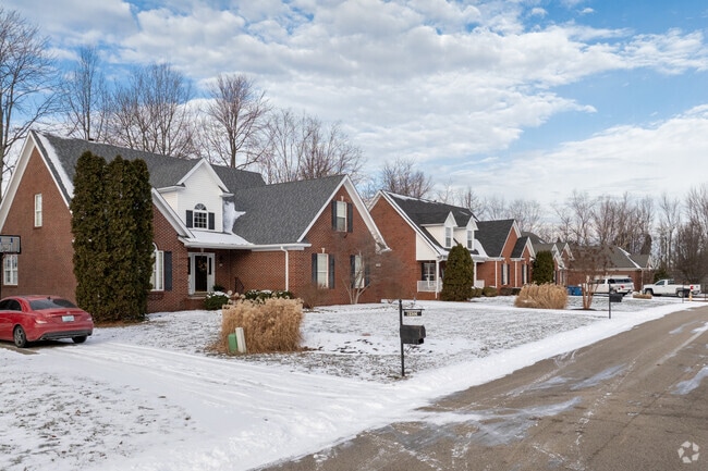 This is a row of homes in the Anchorage neighborhood.