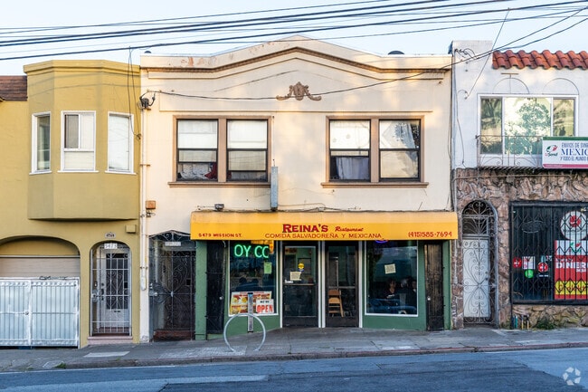 Local restaurants are tucked between homes and shops in Crocker Amazon.