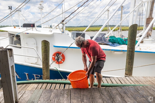 Crescent locals take pride in catching and providing fresh seafood.