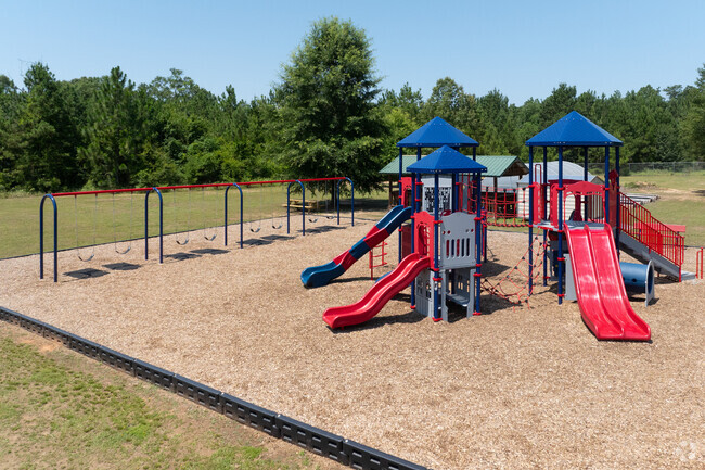 Wilmer Elementary School has several playgrounds for different age brackets.