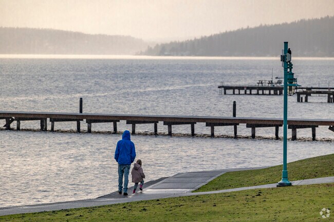 Residents of Central Houghton can enjoy evening sunsets at Doris Cooper Houghton Beach Park.