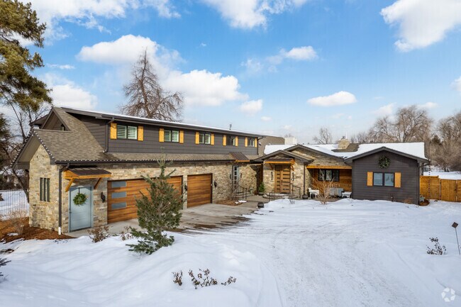 Contemporary single-family homes are common in the Ashwood neighborhood.