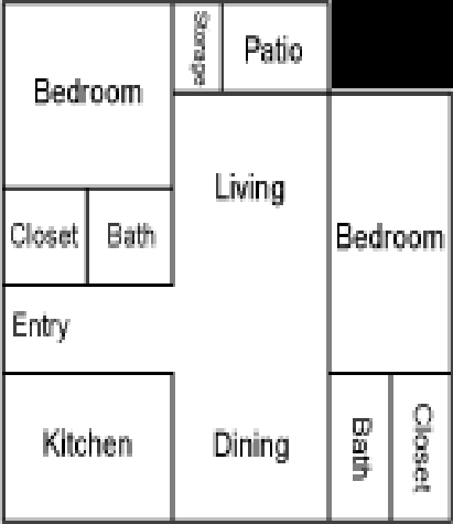 2BR/2BA