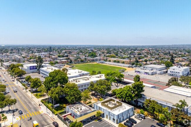 Manual Arts Senior High School offers AP courses.