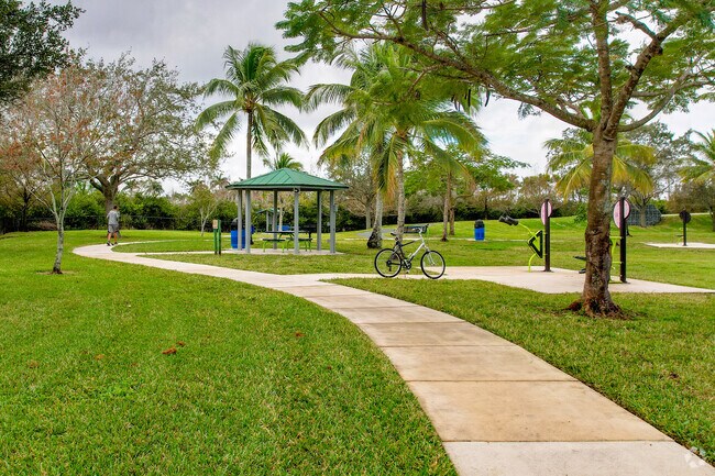 Exercise at one of the many parks found throughout Tamarac, FL.