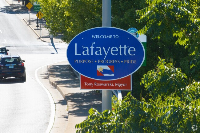 Lafayette Indiana has a population of about 70 thousand and its next to Purdue University.