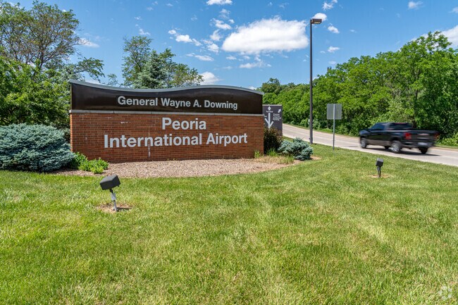 Peoria International Airport, located 5-miles west of Downtown Peoria, opened in 1932.