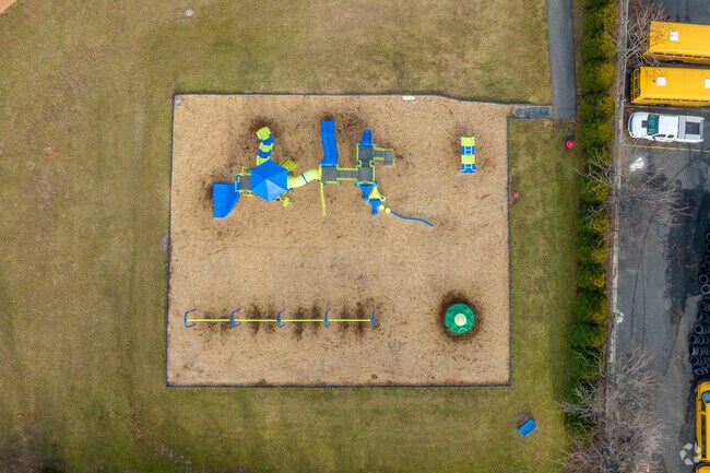 Young students will love the playground at Hallowell Elementary in Horsham.