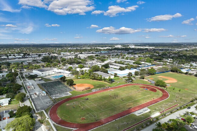 Stranahan High School in Riverside Park is filled with school spirit for its football team.
