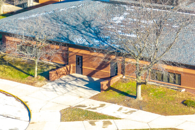 Thomas A Edison Elementary School features a red brick design.