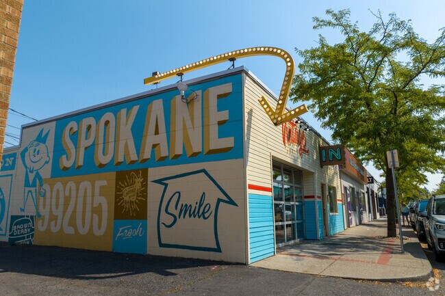 The Garland district features fun murals and paintings.