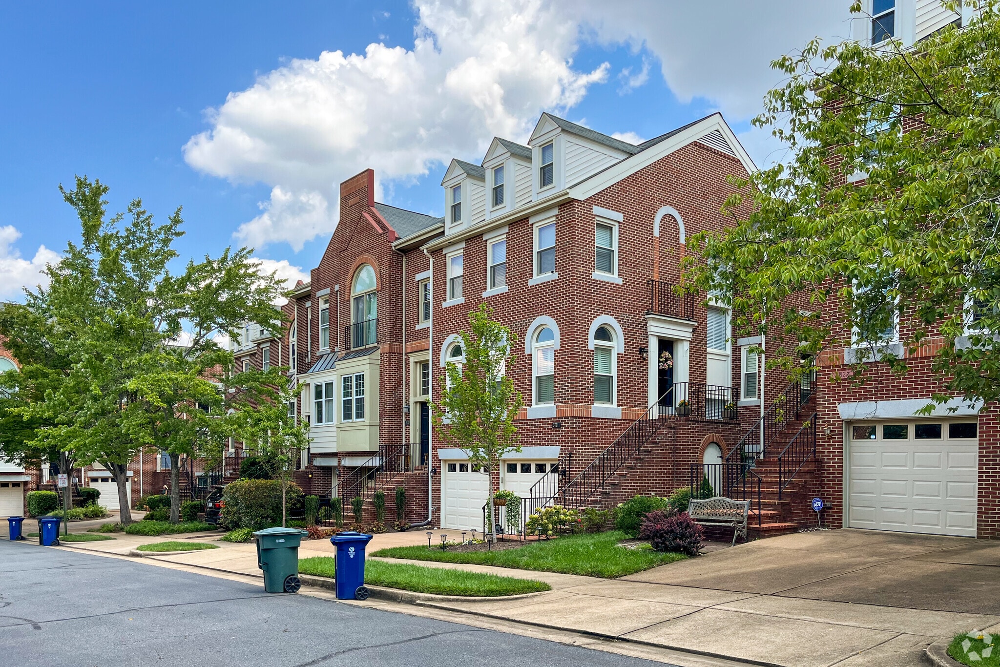 Many residents of Arlandria prefer the brick townhouse to a traditional single family home.