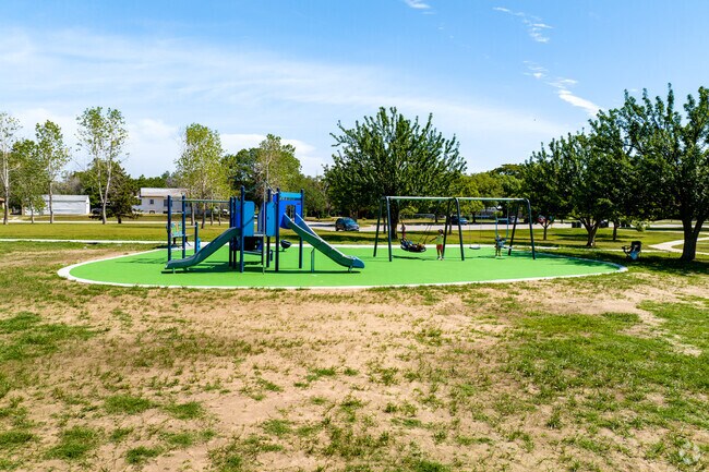 Local kids roam freely in Aley Park in the Stanley/Aley neighborhood.