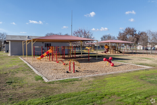 The playground at A.L. Conner Elementary School in Orange Cove.