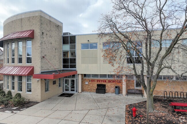 St Peter School challenges and encourages children to learn.