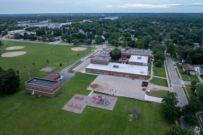 R.K. Welsh Elementary School located conveniently in a residential area.