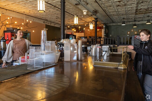 There are several locally owned stores and restaurants, such as The Spot, along U.S. Highway 11 in Ft Payne Alabama.