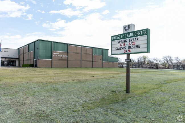 Owasso 6th Grade Center is part of the larger Owasso Public School system.