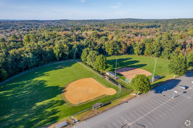 Nathan Hale-Ray High School in Moodus offers athletic fields for students to enjoy the outdoors.