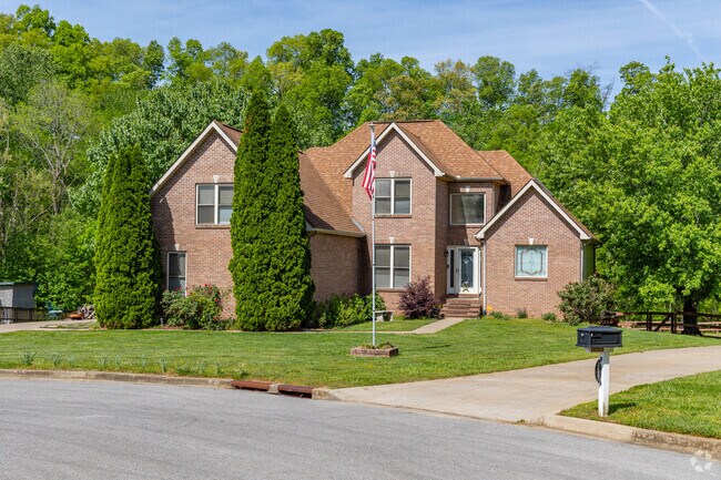 Larger two story homes can be found in Plantation Estates.