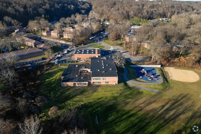 Virginia Road Elementary School sits on a large campus.