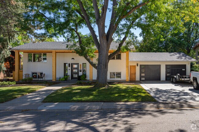 The pillars of this Colonial Revival home in Sheely Addition have been restored to original.