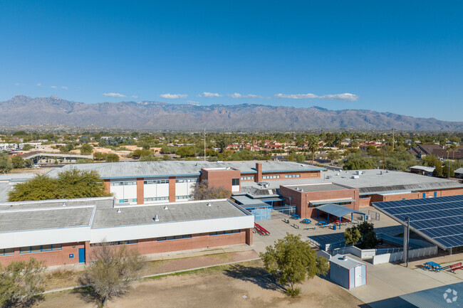 Magee Middle School has excellent views of the Santa Catalina Mountains.