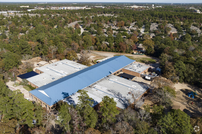 Giesinger Elementary School is nestled in the woods of northern Conroe.