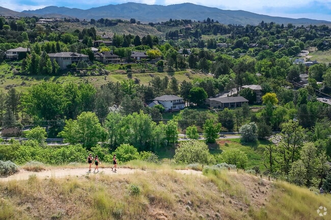 Hikers get their cardio in on the Camel's Back Reserve in the North End.