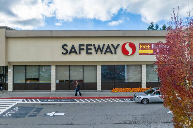 Convenient shopping at big-box grocers is minutes from Lake Serene.