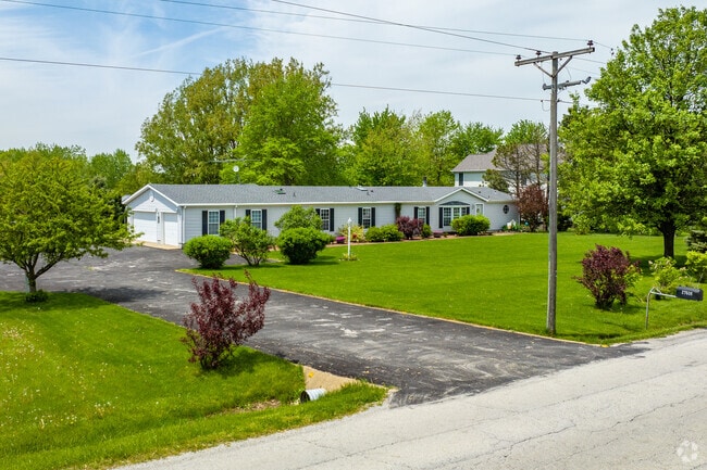 Luxury ranch-style homes can be found in Goodenow that offer huge lots and country living.