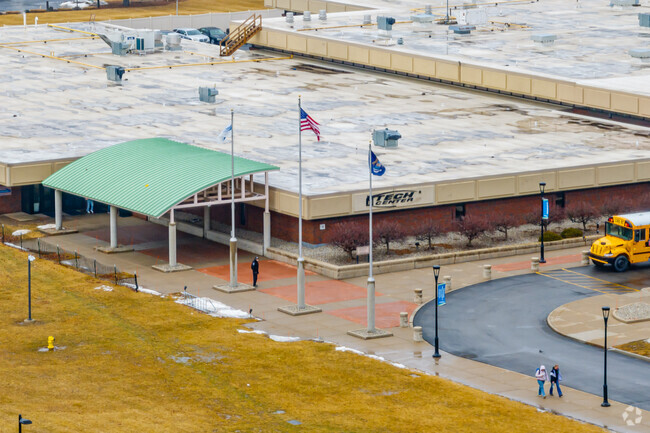 JCCLISD Academy A. Regional Middle College's back entrance is closer to the main parking lot.