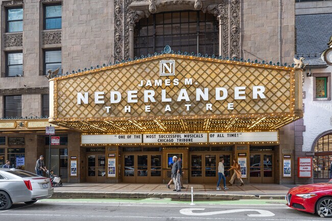 The Loop is home toe many famous landmarks like The Nederlander Theatre.