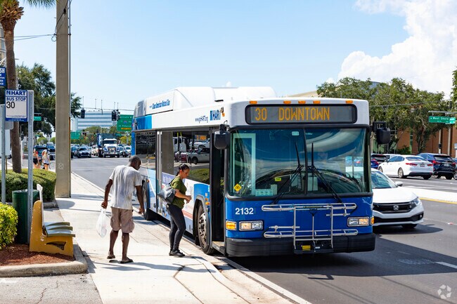Public transportation is a easy option in Westshore.