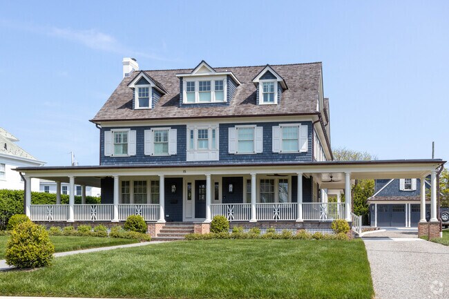One of the many Colonial-style houses on Allenhurst streets.