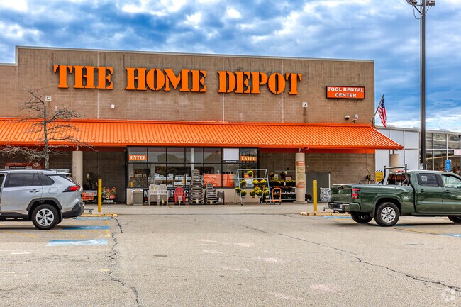 Home Depot is conveniently located in the adjacent South End neighborhood.